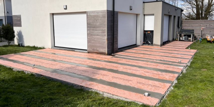 Un terrasse faite par Giuseppe BTP